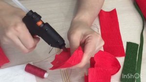 Как сделать тюльпан из гофрированной бумаги?