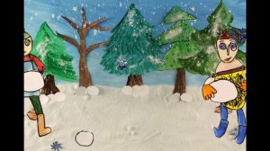 "Снежная история или как появилась зима" - Детская студия мул-кации «Арбуз» МАУ ДК «Родина» г Бердск