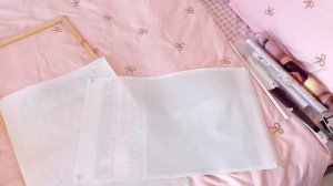 aesthetic room makeover 🎀🏹🩰 | coquette inspired, desk makeover, pinterest, shopee haul + unboxing