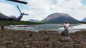 Плато Путорана.Иркиндинский водопад.13 июня 2022 г.Открытие сезона.