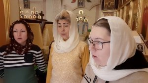 Херувимская песнь "Иже херувимы..."  Регент Ирина Филатова.