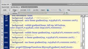 Dreamweaver CS5 / CS 5.5 tutorial: Creating a Horizonal Spry Menu Bar using CSS 3