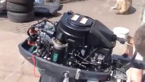 Стартер лодочного мотора yamaha9.9-15