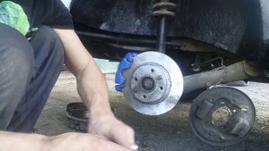 Задние дисковые тормоза на девятку 2 часть!