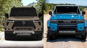 2024 LEXUS GX 550 VS 2024 TOYOTA LAND CRUISER (COMPARISON)