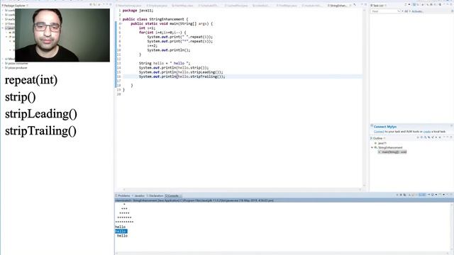 Java 11  01: String API (MindTube)
