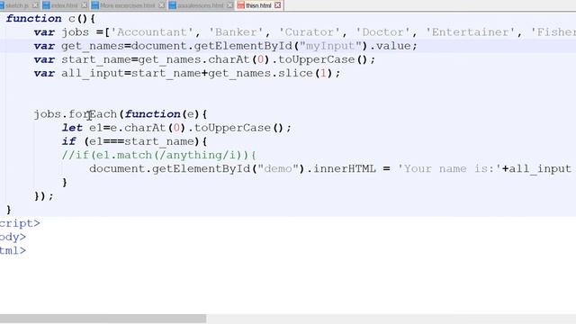 CREATING SIMPLE ARRAY PROJECTS IN JAVASCRIPTS