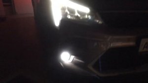 Бюджетные диодные лампы Qvant на Kia Rio IV