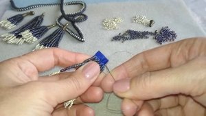 Beaded jewelry. Украшение из бисера