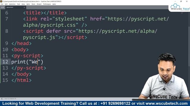 Run Python in Browser - How to Run Python Script (PyScript) on Browser | Python Projects