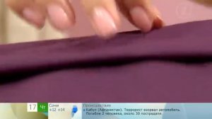 Вельветовая юбка за час