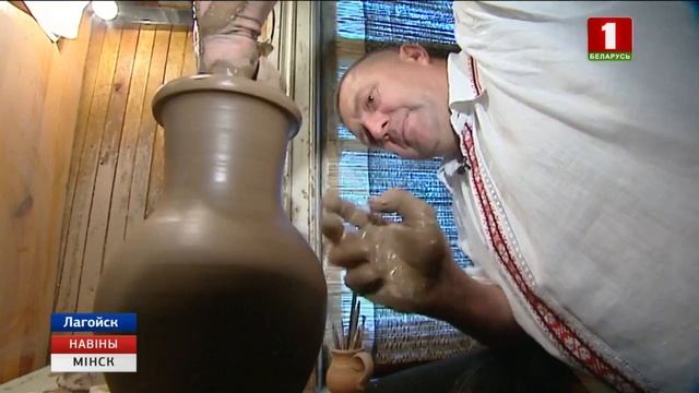 Ганчар Мікалай Стрэльчанка пераўтварае земляны матэрыял у прыгожыя гладышы смотреть онлайн