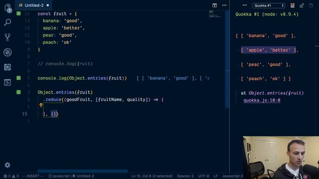 JavaScript reduce