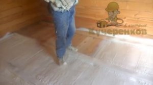 Технология утепления пола  в деревянных домах