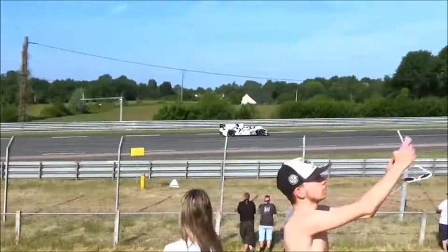 Gibson 015S-Nissan #41 - Porsche curve - 24 Hours of Le Mans 2015 смотреть онлайн