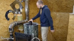 Печь для Бани Оптима ПФ! Печь Ферингер для ценителей паровой Бани.