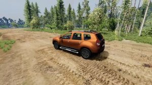 Новенький RENAULT DUSTER застрял в болоте