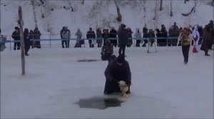 Крещенская купель.Мужской Свято-Никольский монастырь в пригороде Омска.