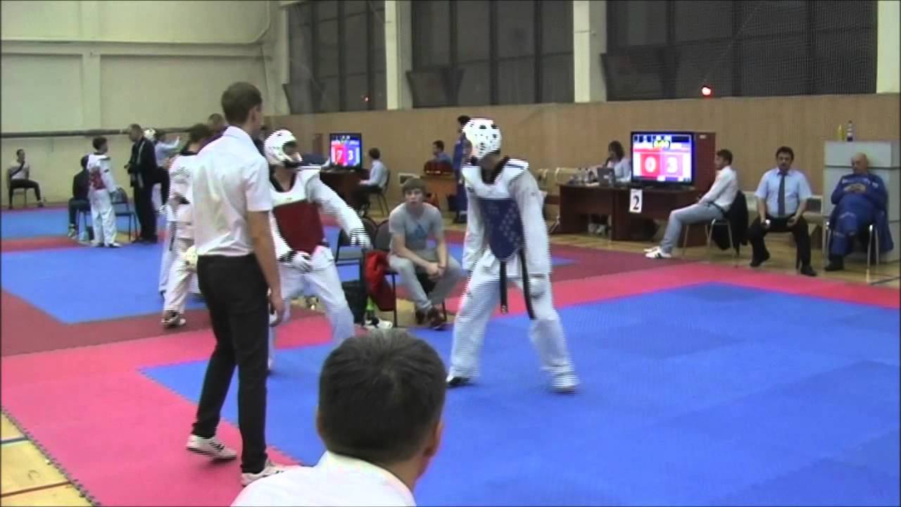 Taekwondo WTF. Турнир клуба Беркут. 03.11.2013 Климов-През