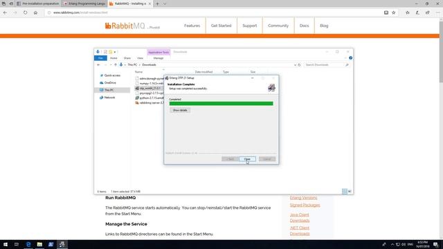OpenREM on Windows 10 - Part 03 - RabbitMQ смотреть онлайн