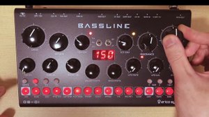 erica synths BASS LINE DB-01 // unique sound & sequencer JAM (Firmware 1.07) how to play