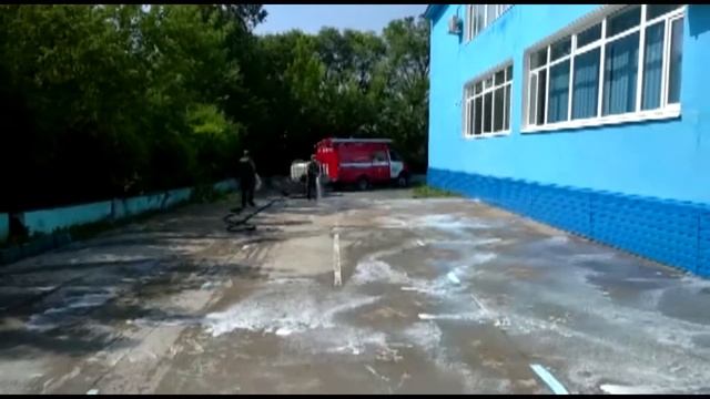 Дезинфекция школы села Чигири