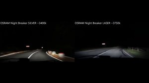 OSRAM Night Breaker SILVER vs OSRAM Night Breaker LASER