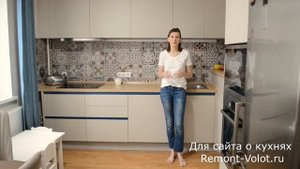 Белая Кухня без ручек (ОБЗОР от Хозяйки) 14 кв м фабрика "Мария"