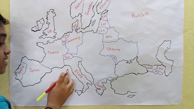 Countries of Europe Easy way | Europe map for all competitive exams смотреть онлайн