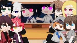 Dangerous Fellows React to Yandere Simulator Rap Battle!|YandereChan VS YandereKun|Annes Gacha_Life