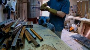 Лофт табуреты. Отрезной станок по металлу