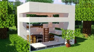 КРАСИВЫЙ ХАЙ-ТЕК ДОМ В МАЙНКРАФТ!