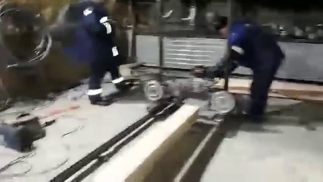 Самодельная ленточная пилорама с бензиновым двигателем 7л.с.
