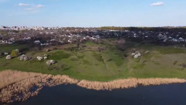 Полет над парком Победа в Лозовой смотреть онлайн