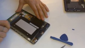 Снятие батареи Google nexus 7