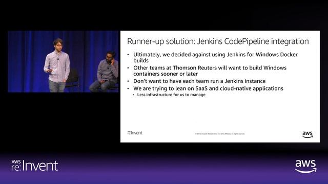 AWS re:Invent 2018: Thomson Reuters: How It Hosted NET App on ECS Using Windows Containers (CON314) смотреть онлайн