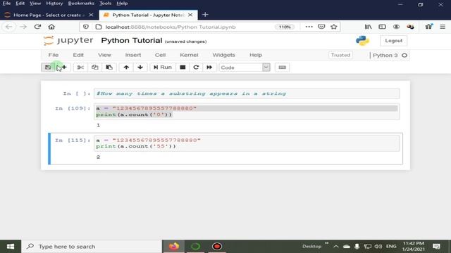 Check How Many Times A Substring Appears In String | Python 4 You | Lecture 84