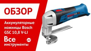 Аккумуляторные ножницы по металлу Bosch GSC 10,8 V-LI Professional