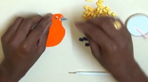 ☑️ Quilling birds ❤ How to make Beautiful Yellow quilled Bird  ❤