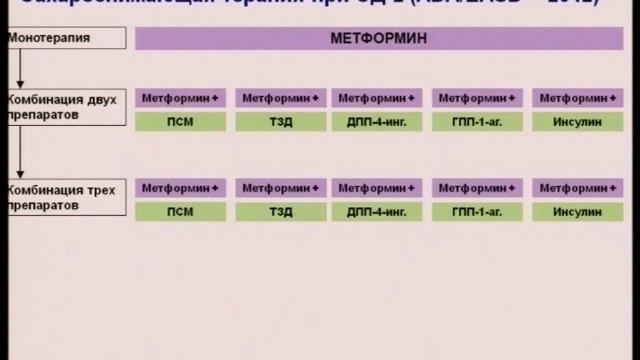 Стратегии сахароснижающей терапии при сахарном диабете 2 типа