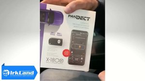 Pandect X1800BT установка сигнализации с автозапуском, управлением со смартфона. Метка в комплекте.