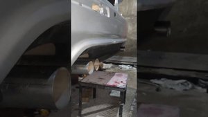 раздвоенный выхлоп  BMW e39 часть 2