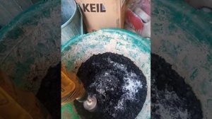 замес угольного шлама перед прессованием. Секреты
