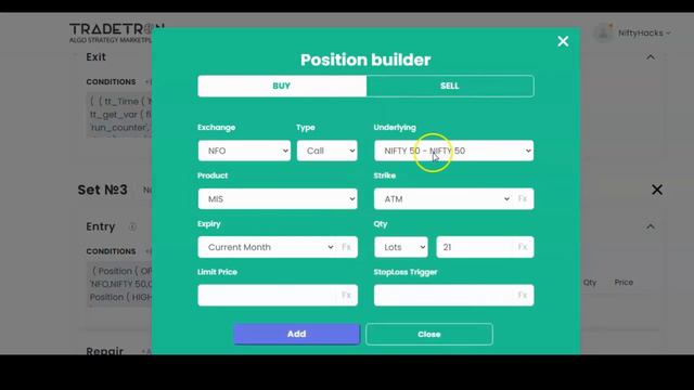 Tip to check condition on Future or Spot and take position in Fut or Option in Tradetron смотреть онлайн