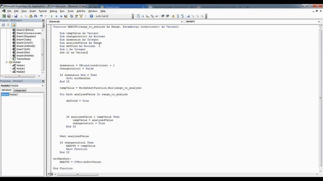 How to create VBA IFS function in EXCEL 2010/2016/2019 from scratch смотреть онлайн