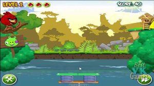 Angry Birds Jungle Party Skill Game Walkthrough Levels 1-3