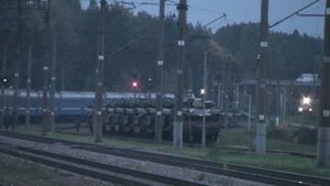 Скорый поезд Брест - Санкт-Петербург встречный дизель-поезд Витебск-Минск