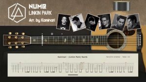 NUMB (Linkin Park) | Fingerstyle Guitar Tab | Arr. by Kaminari