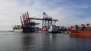 Обзор контейнерного терминала Euromax порт Роттердам