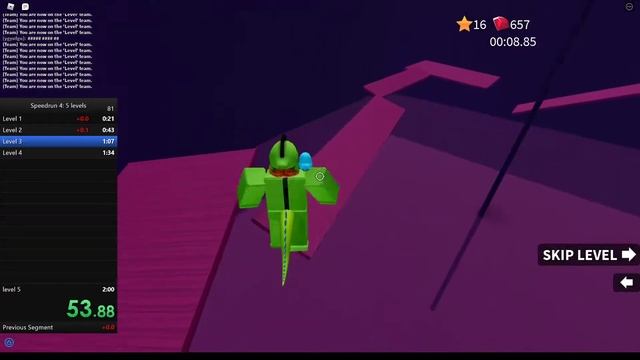 ROBLOX: Speedrun 4: 5 levels% (1:59:95) смотреть онлайн